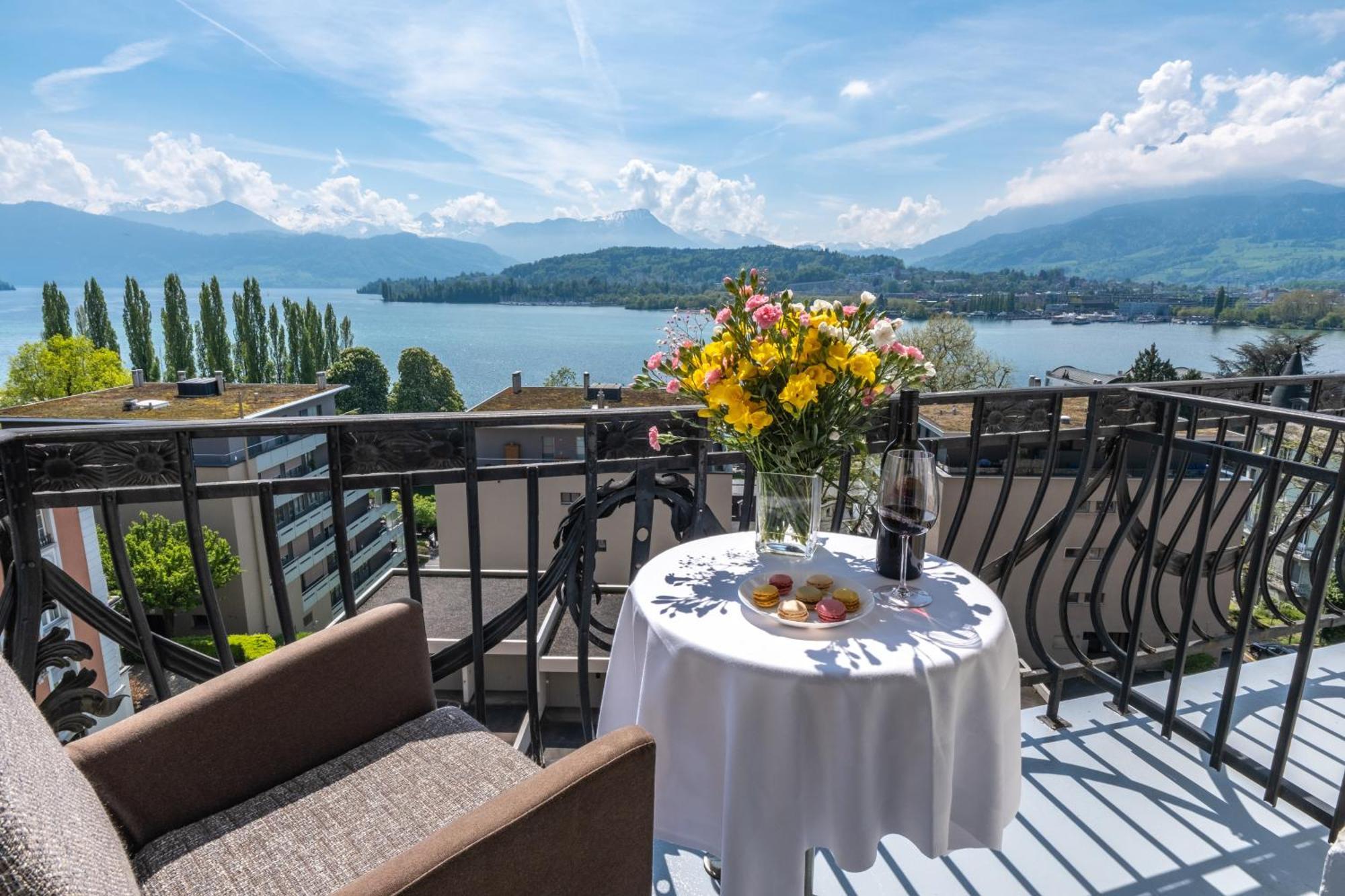 Hotel Royal Luzern Lucerne Quarto foto