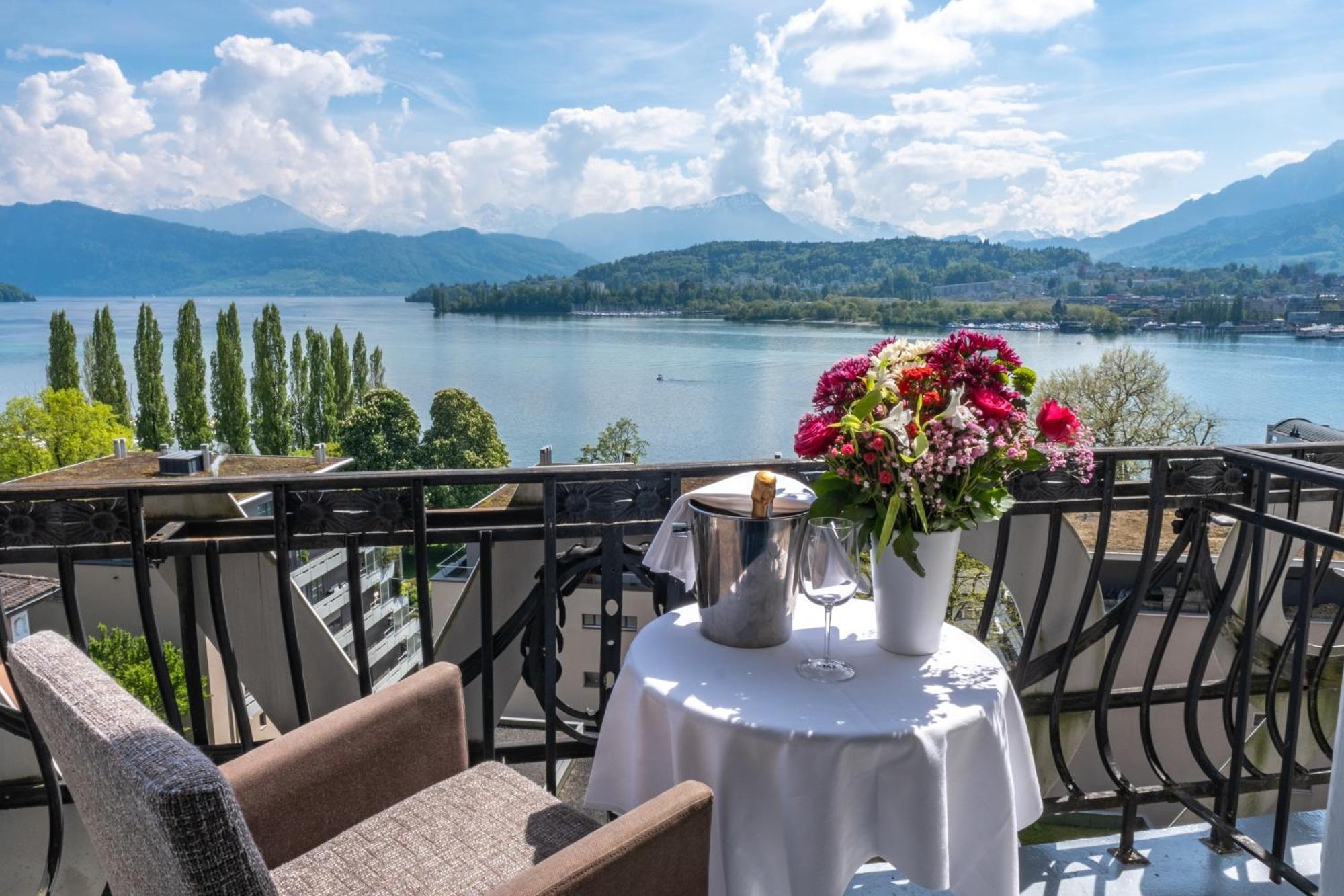 Hotel Royal Luzern Lucerne Quarto foto